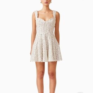 Elliatt Cream Lace Dress